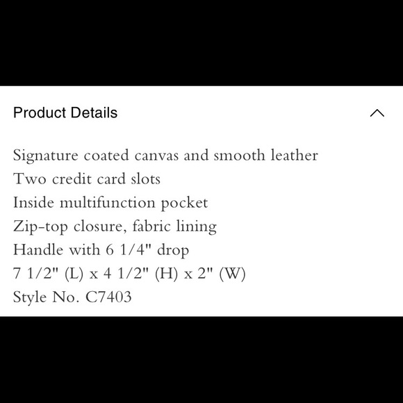 Coach Wristlet NWT. Brand New come with gift box&paper bag. 😊 Price is Firm😊 - Picture 11 of 12